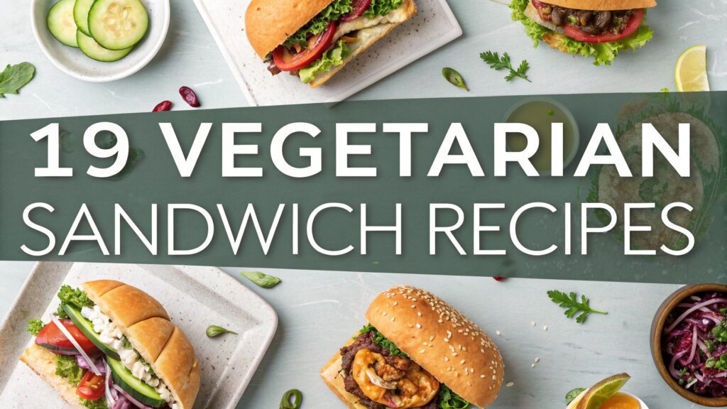 19 Vegetarian Sandwich Recipes for Delicious Lunches 1 Vegetarian Sandwich Recipes