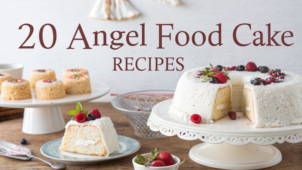 20 Angel Food Cake Recipes That Are Light as Air 1 20 Angel Food Cake Recipes