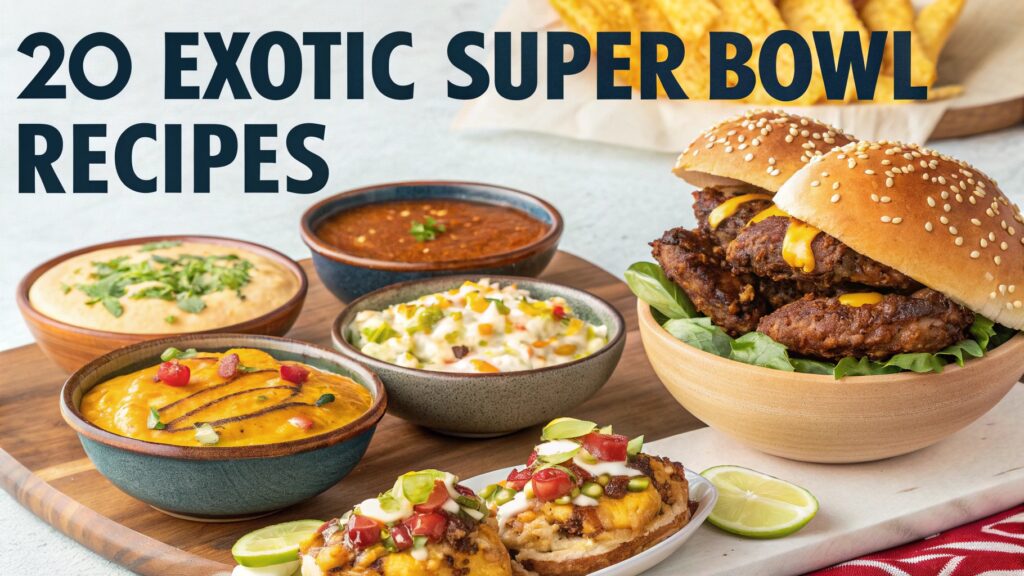 20 Exotic Super Bowl Recipes With International Flair 1 20 Exotic Super Bowl Recipes