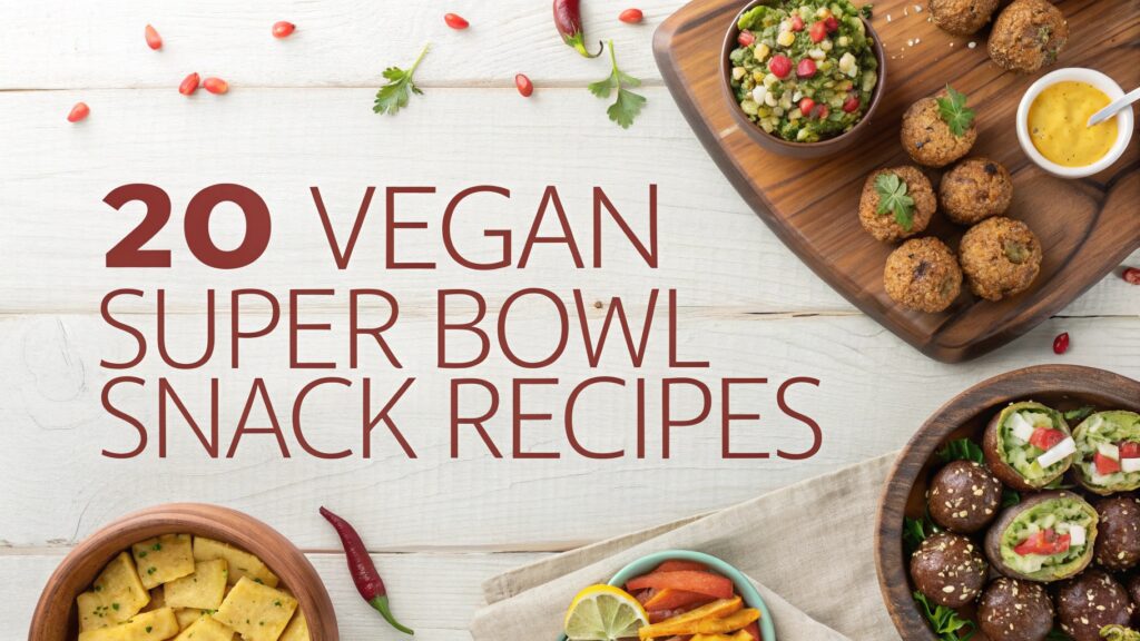 20 Vegan Super Bowl Snack Recipes for Everyone 1 20 Vegan Super Bowl Snack Recipes