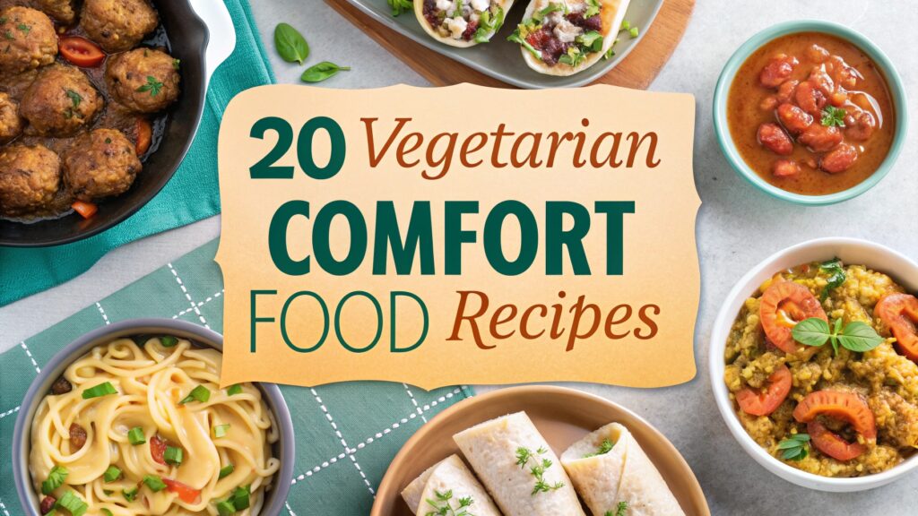20 Vegetarian Comfort Food Recipes to Satisfy Cravings 1 20 Vegetarian Comfort Food Recipes