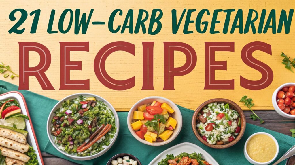 21 Low-Carb Vegetarian Recipes for a Lighter Diet 1 21 Low-Carb Vegetarian Recipes