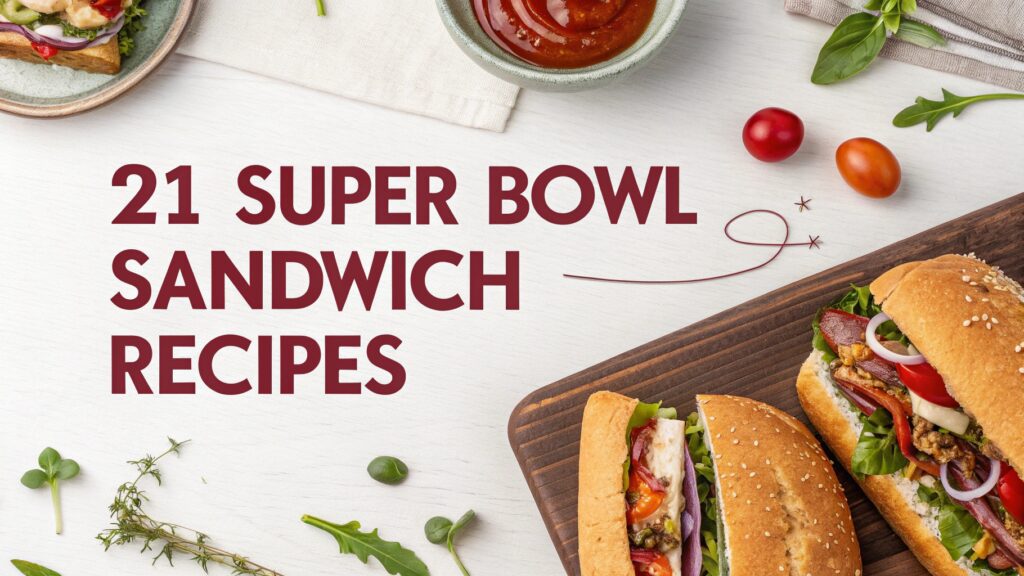 21 Super Bowl Sandwich Recipes for Game Day 1 21 Super Bowl Sandwich Recipes