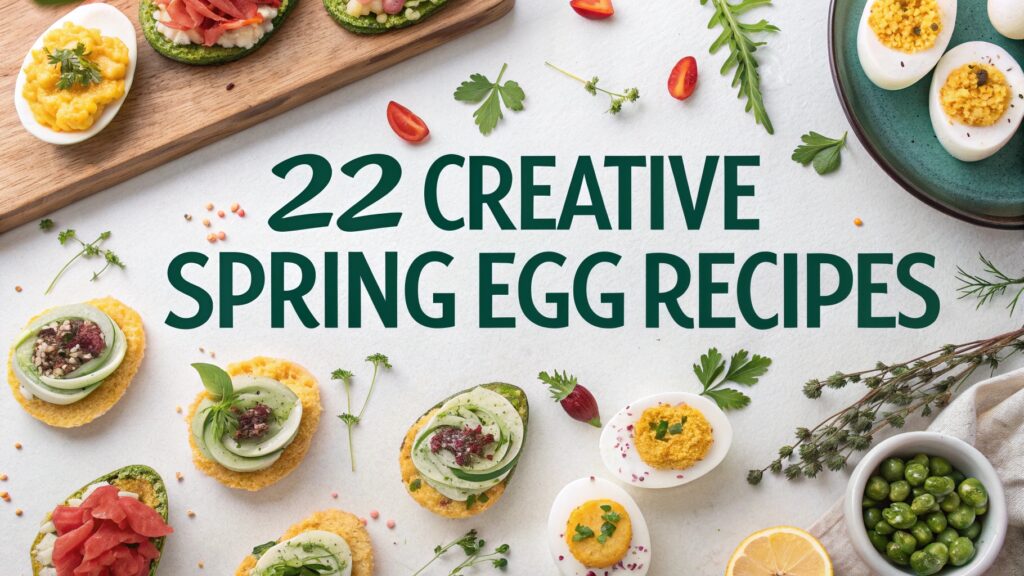 22 Creative Spring Egg Recipes Beyond Breakfast 1 22 Creative Spring Egg Recipes