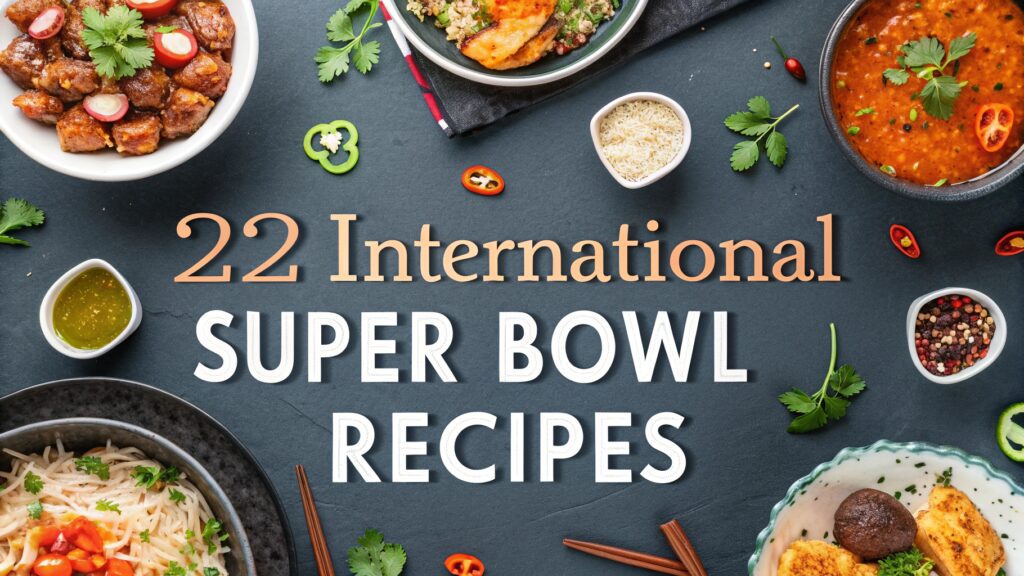 22 International Super Bowl Recipes: Unleash Flavorful Feasts 1 22 International Super Bowl Recipe