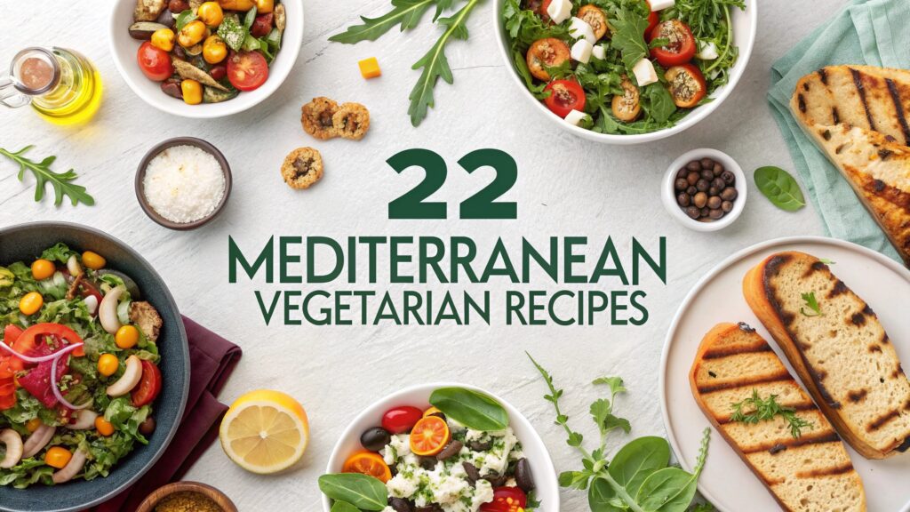 22 Mediterranean Vegetarian Recipes for a Healthy Diet 1 22 Mediterranean Vegetarian Recipes
