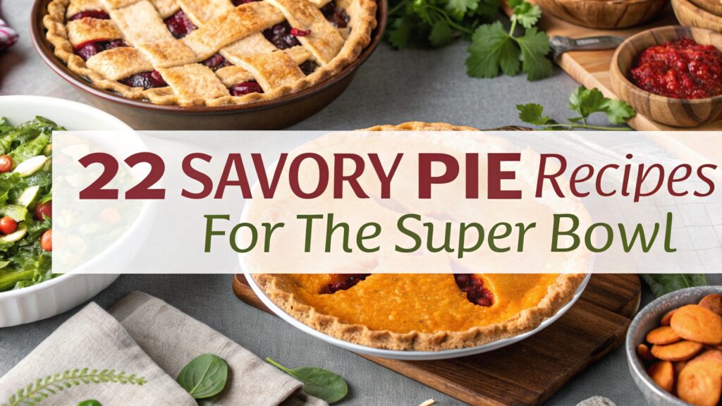 22 Savory Pie Recipes for the Super Bowl 1 22 Savory Pie Recipes for the Super Bowl