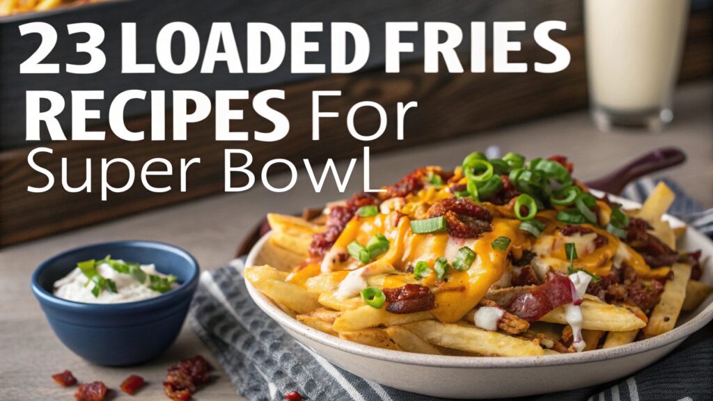 23 Loaded Fries Recipes for Super Bowl Munching 1 23 Loaded Fries Recipes for Super Bowl