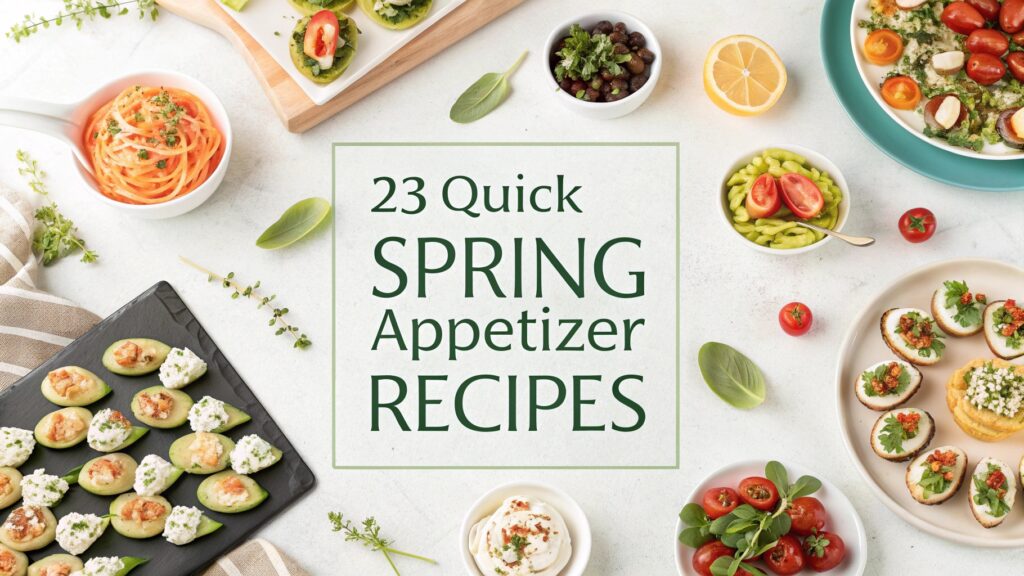 23 Quick Spring Appetizer Recipes for Your Next Gathering 1 23 Quick Spring Appetizer Recipes