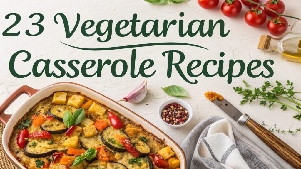 23 Vegetarian Casserole Recipes That Everyone Will Love 1 23 Vegetarian Casserole Recipes