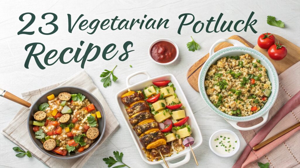 23 Vegetarian Potluck Recipes That Are the Talk of the Party 1 23 Vegetarian Potluck Recipes