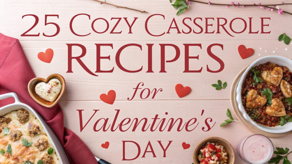 25 Cozy Casserole Recipes for Valentine's Day: Warm Up Your Heart 1 25 Cozy Casserole Recipes for Valentine's Day
