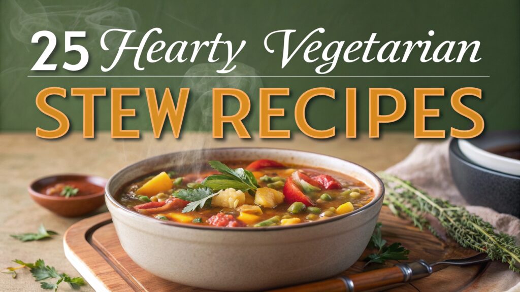 25 Hearty Vegetarian Stew Recipes for Cold Weather 1 25 Hearty Vegetarian Stew Recipes
