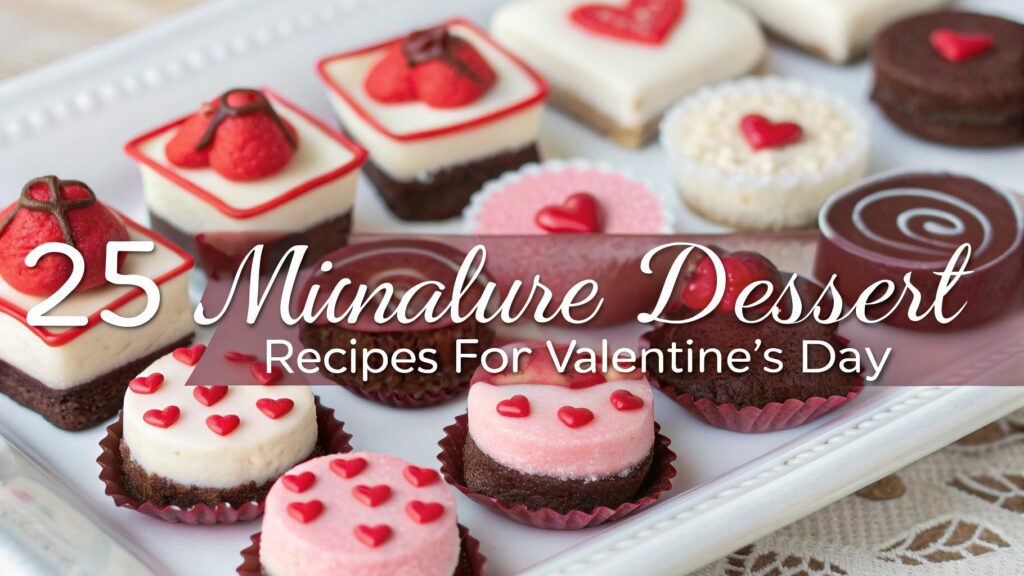 25 Miniature Dessert Recipes for Valentine's Day You’ll Love 1 25 Miniature Dessert Recipes for Valentine's Day