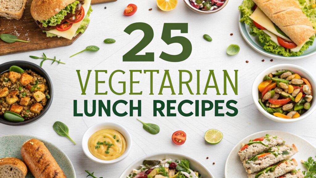 25 Vegetarian Lunch Recipes for Work or Home 1 25 Vegetarian Lunch Recipes