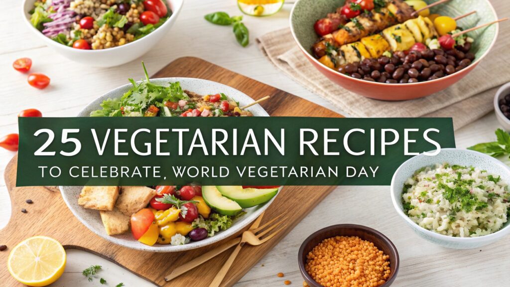 25 Vegetarian Recipes to Celebrate World Vegetarian Day 1 25 Vegetarian Recipes to Celebrate World Vegetarian Day