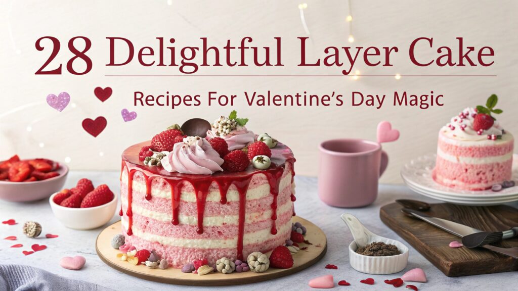 28 Delightful Layer Cake Recipes for Valentine's Day Magic 1 Delightful Layer Cake Recipes for Valentine's Day