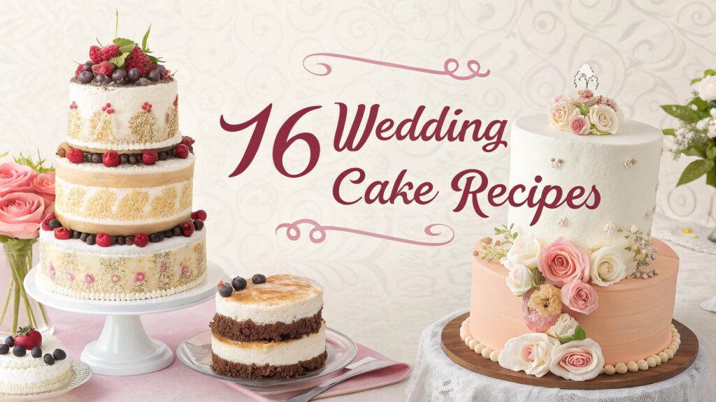 16 Wedding Cake Recipes for Your Special Day 1 16 Wedding Cake Recipes