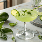 Cucumber Basil Lime Gimlet