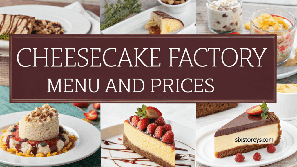 Cheesecake Factory Menu and Prices 2026