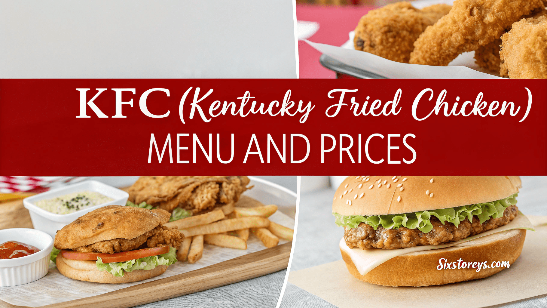 KFC (Kentucky Fried Chicken) Menu and Prices