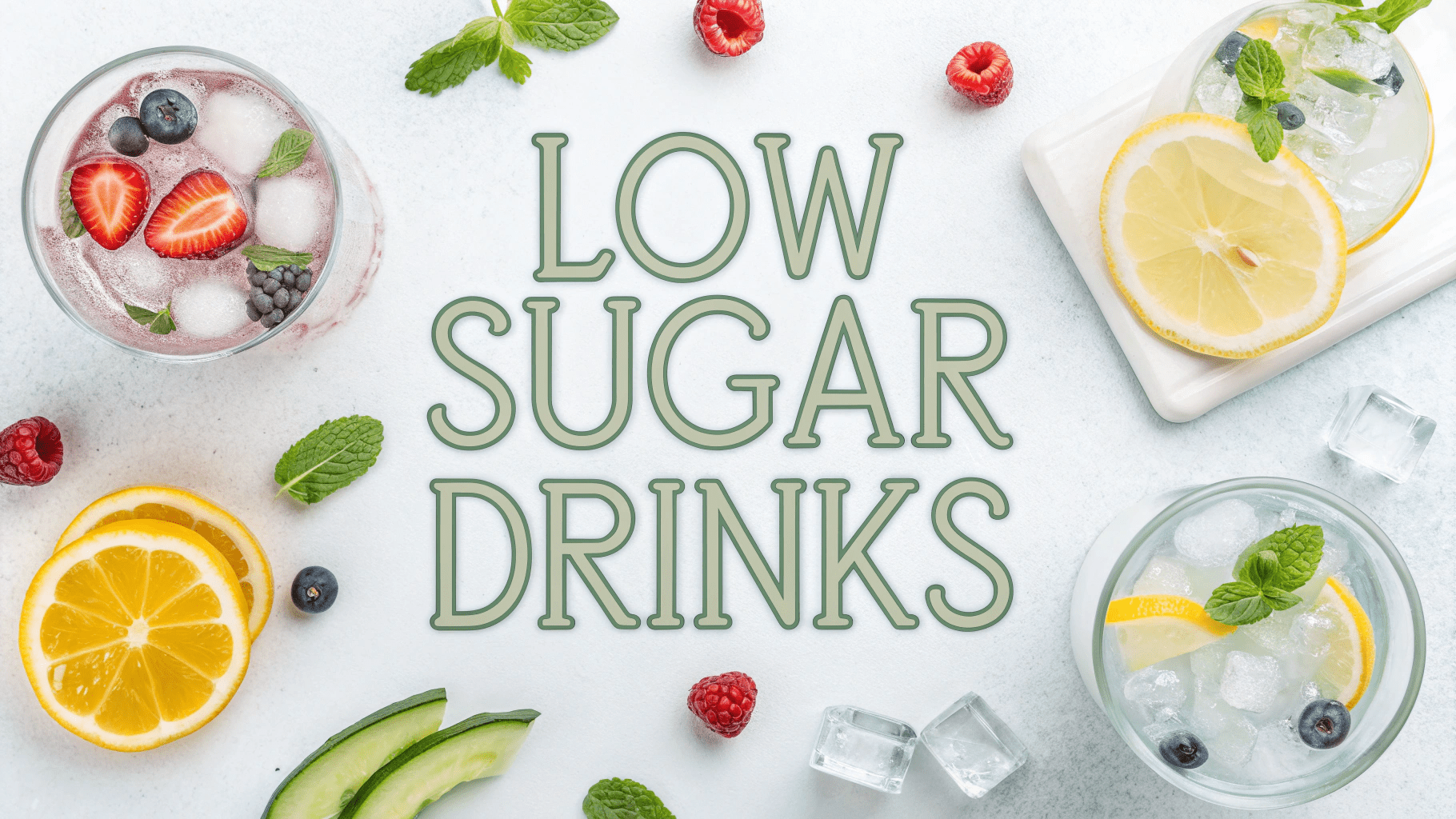 Low Sugar Drinks for 2025 [Homemade Ideas + Market Finds]
