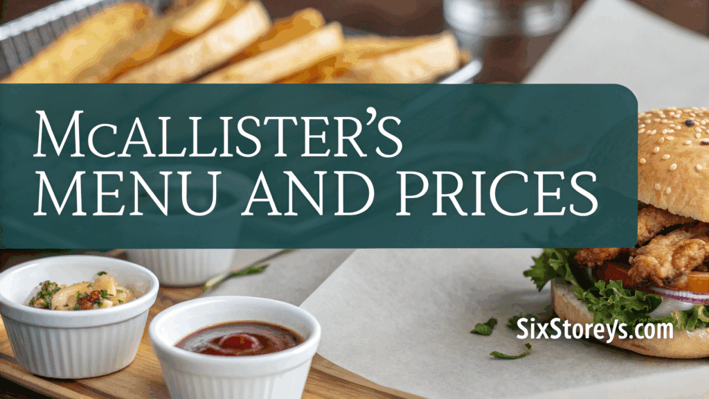 McAllisters Menu and Prices