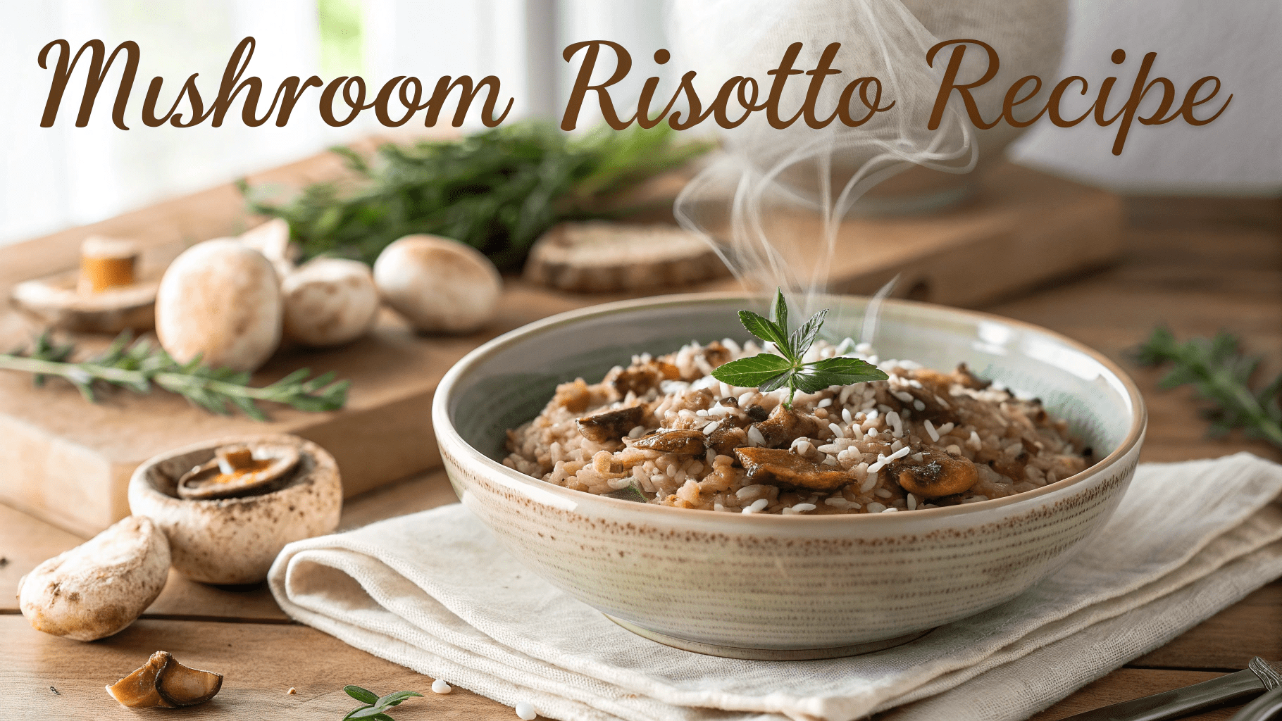 Mushroom Risotto Recipe [Creamy & Delicious Italian Classic]