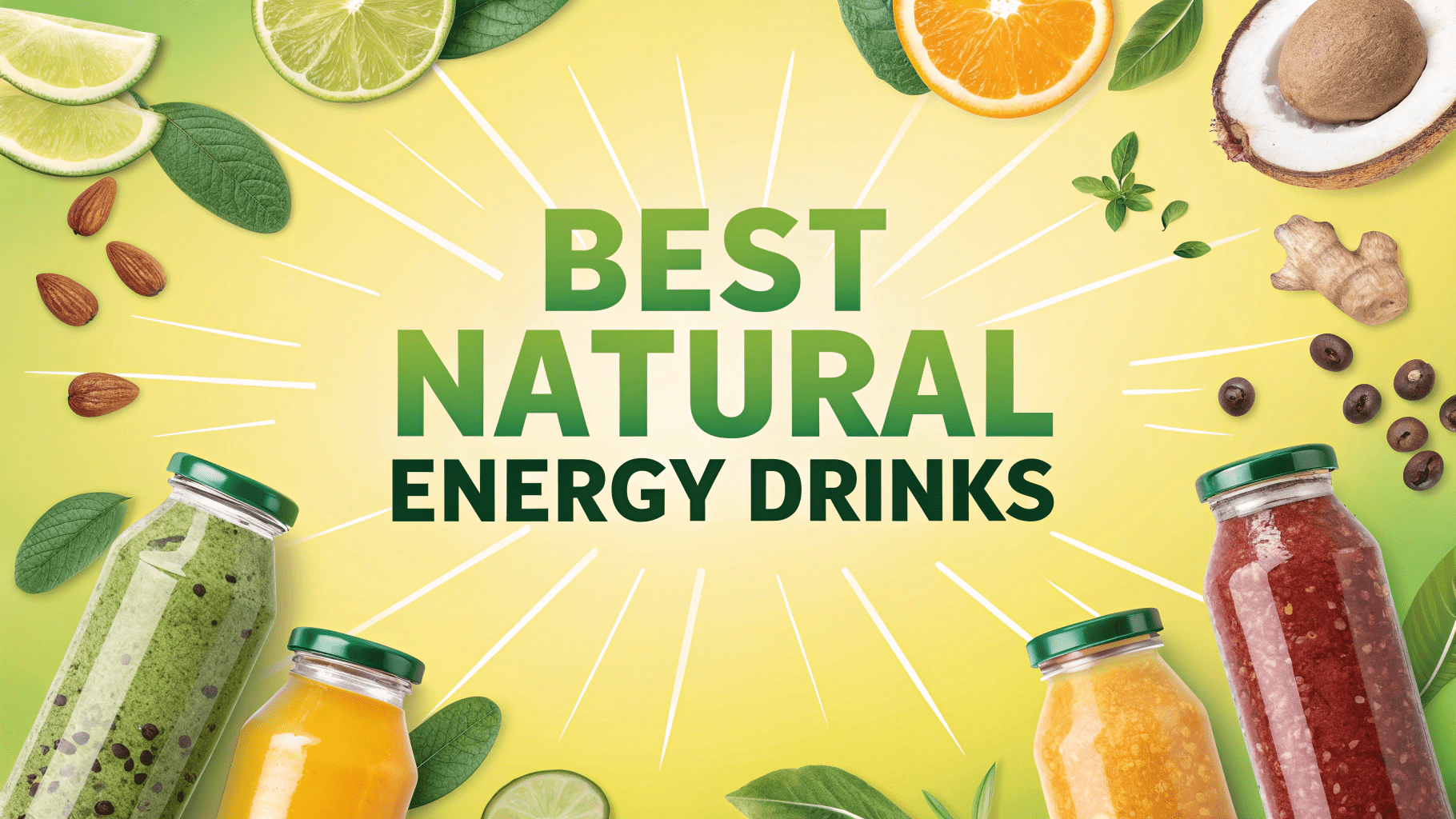 Best Natural Energy Drinks 2025 (Homemade + Market Picks)