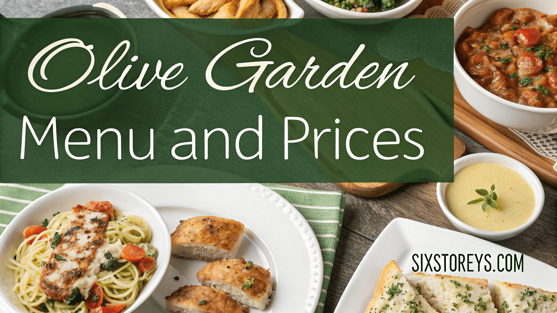 Olive Garden Menu and Prices 2025