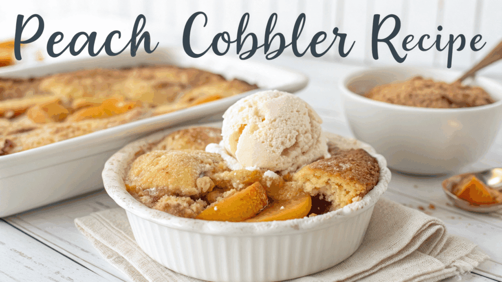 Peach Cobbler Recipe