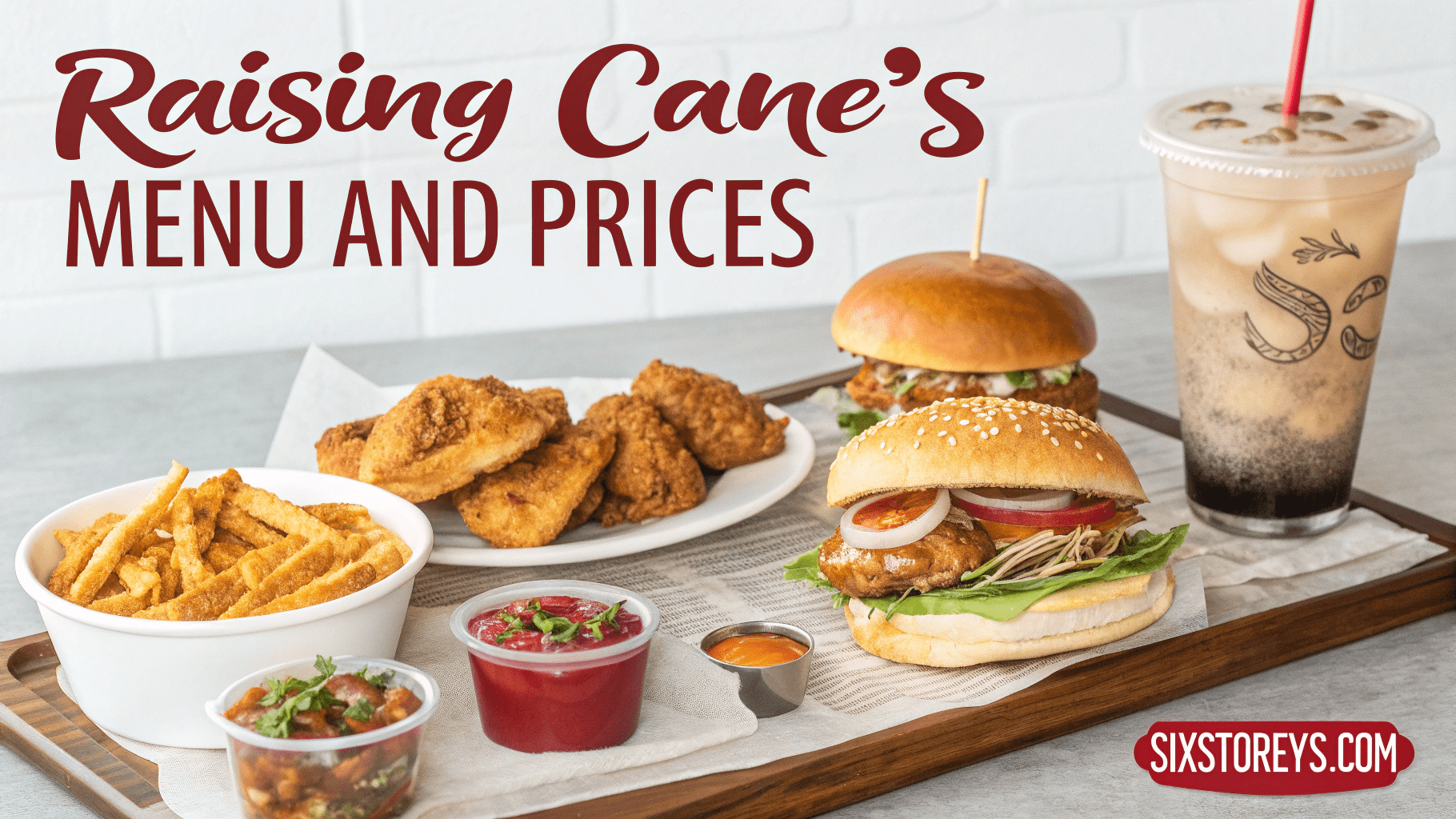 Raising Cane's Menu and Prices 2025