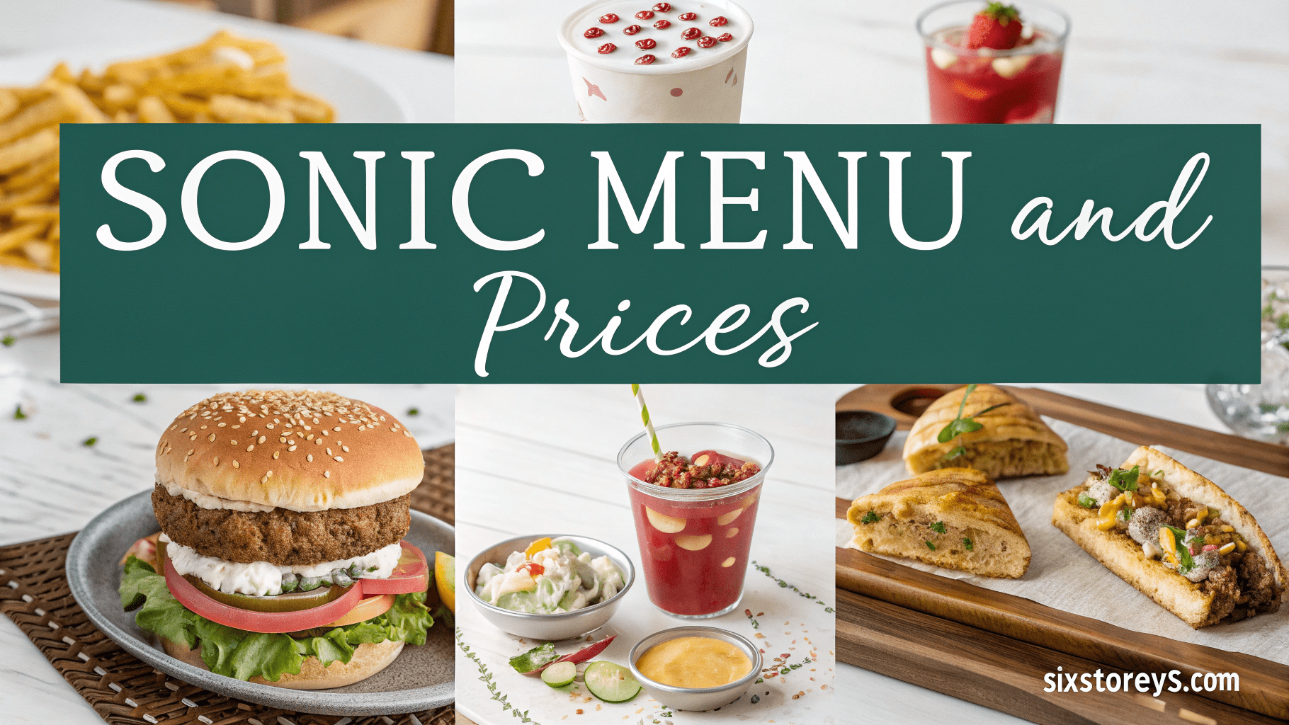Sonic Menu and Prices 2025