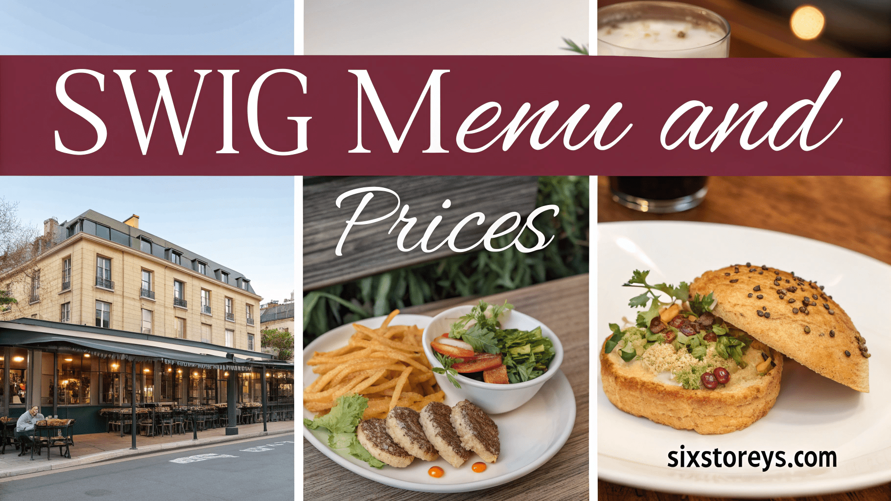Swig Menu and Prices 2025