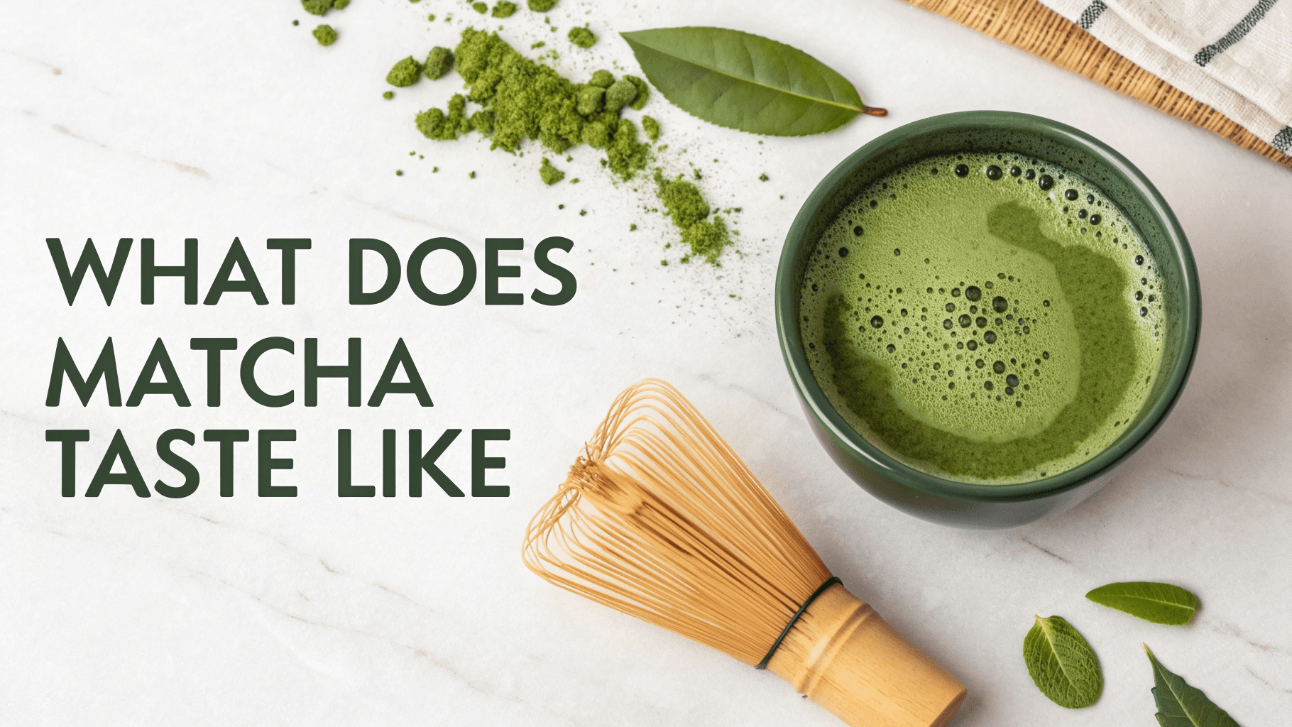 What Does Matcha Taste Like