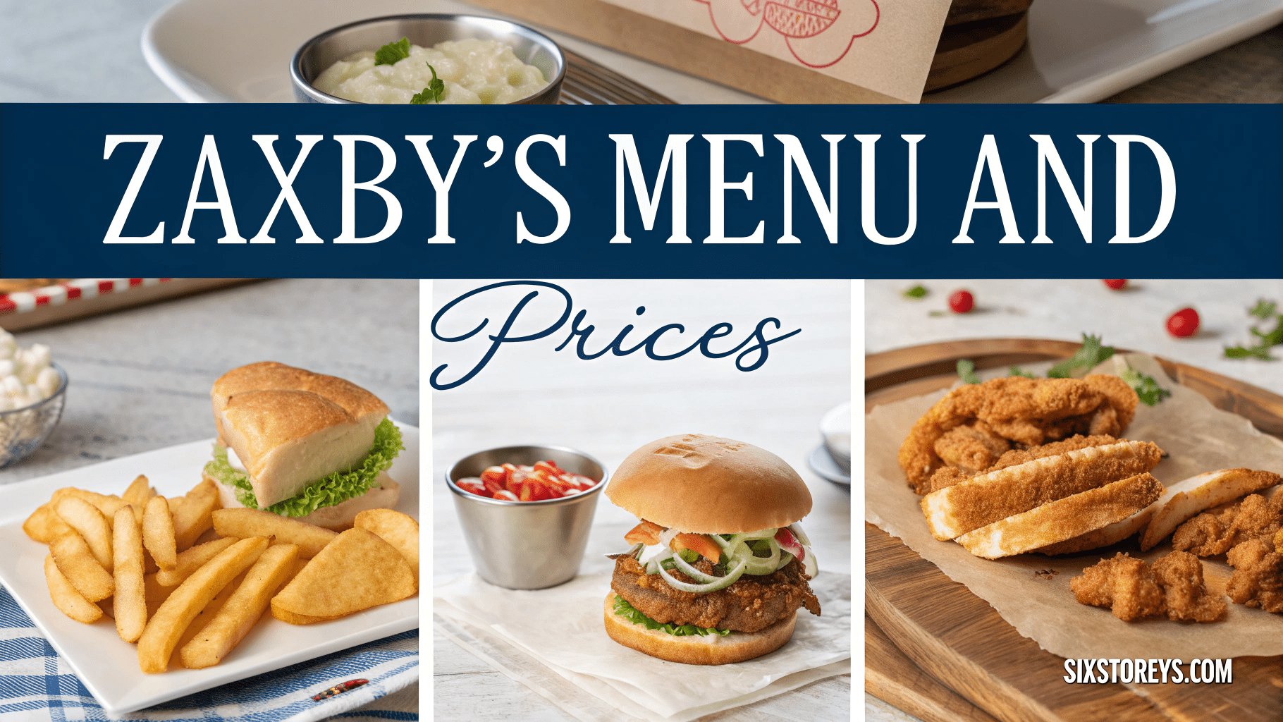 Zaxby's Menu and Prices 2025