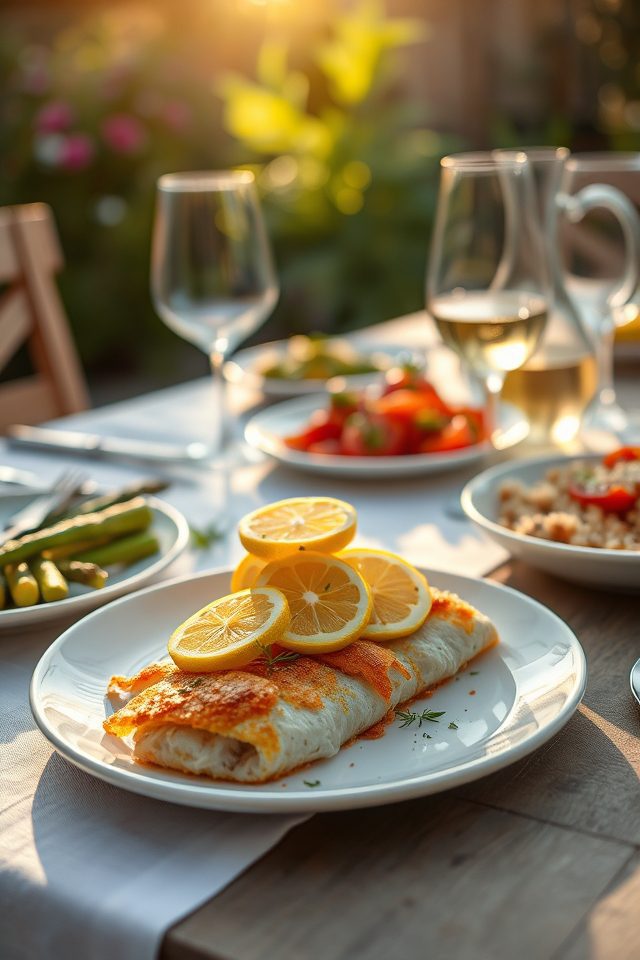crispy rolled sole fillets