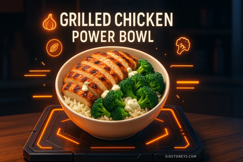 Grilled Chicken and Broccoli Bowls for Meal Prep