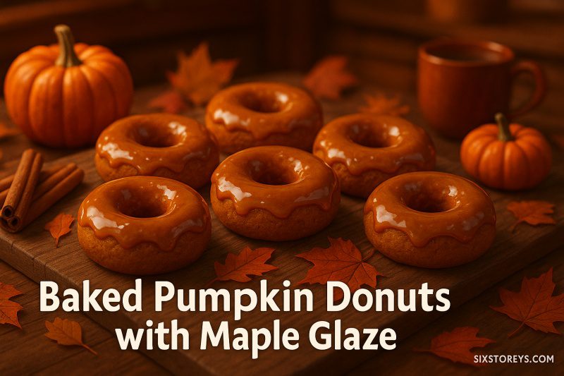 Baked Pumpkin Donuts with Maple Glaze Recipe 1