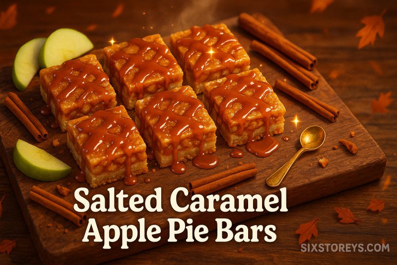 Salted Caramel Apple Pie Bars Recipe