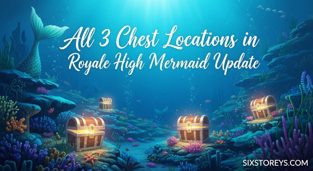 All 3 Chest Locations in Royale High Mermaid Update