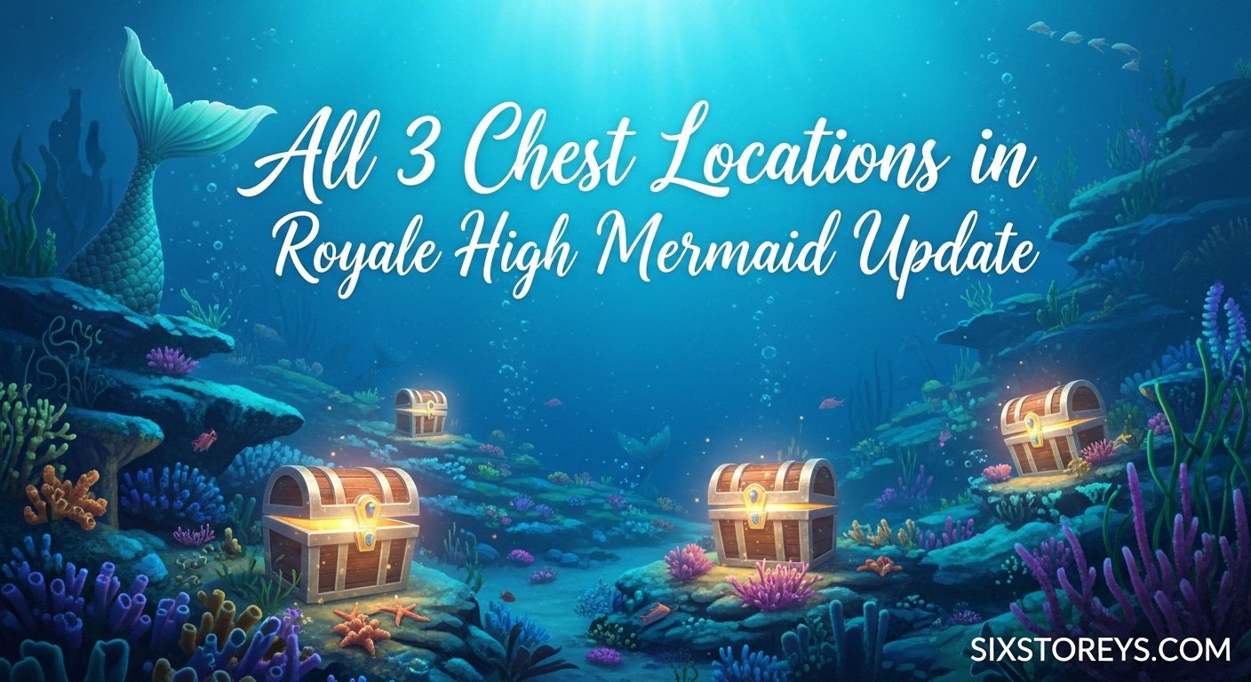 All 3 Chest Locations in Royale High Mermaid Update
