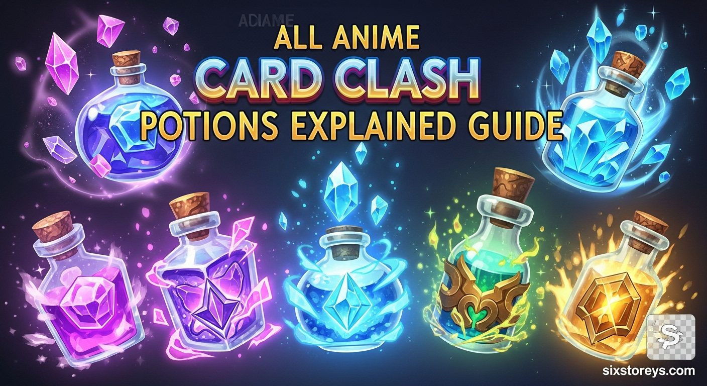 All Anime Card Clash Potion Explained Guide