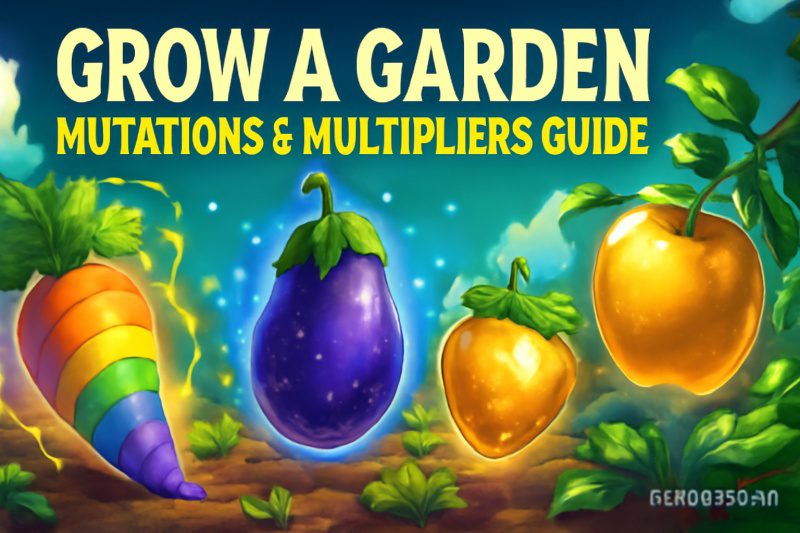 All Grow a Garden Mutations Multipliers