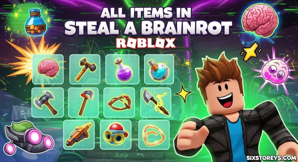 All Items in Steal a Brainrot Roblox