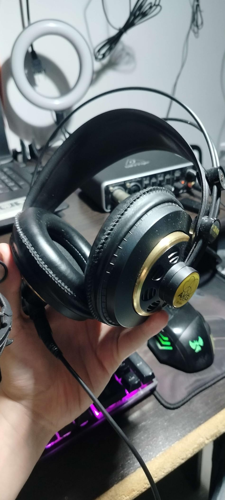 AKG Headphones, Gold, One Size (K240STUDIO) - Customer Photo 1