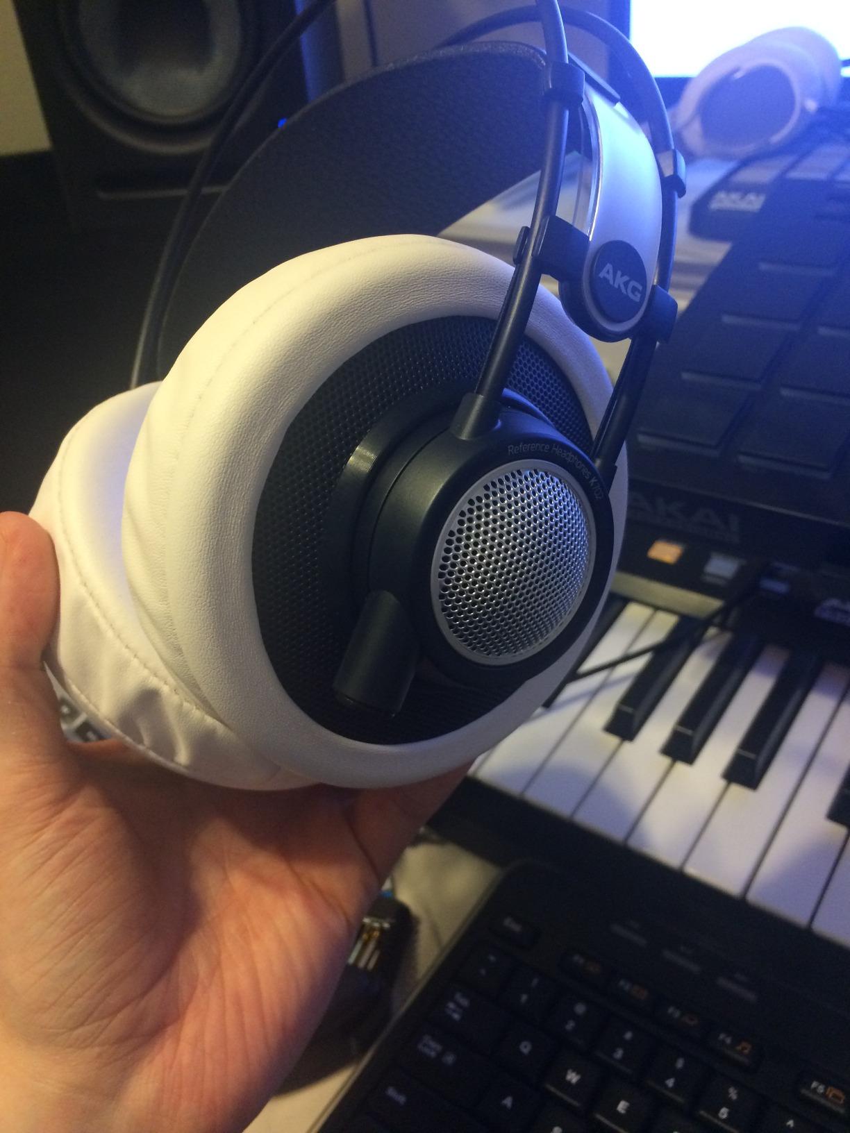 AKG K702 Over-Ear Open-Back Reference Studio Headphones - Customer Photo 1