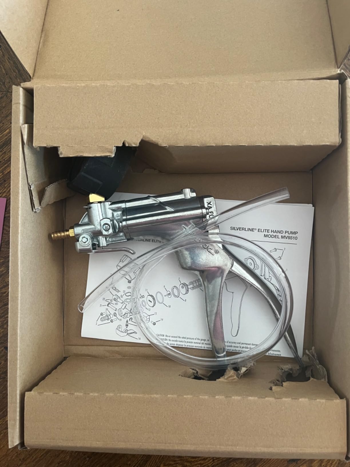 Mityvac MV8510 Silverline Elite Automotive Brake/Clutch Bleeding, Diesel Fuel Priming and Vacuum/Pressure Testing Hand Pump, Ergonomic Design, Zinc-aluminum Die Cast, Dual Converter, 2 Mityvac MV8510 Silverline Elite Automotive Brake/Clutch Bleeding, Diesel Fuel Priming and Vacuum/Pressure Testing Hand Pump, Ergonomic Design, Zinc-aluminum Die Cast, Dual Converter, 2