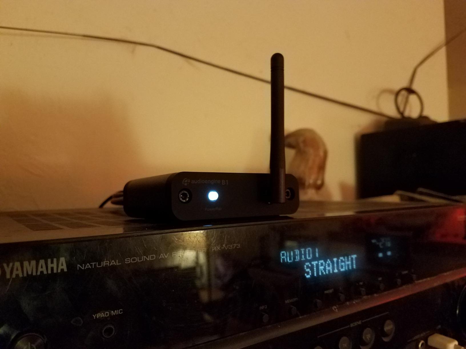 Audioengine B1 5.3 Bluetooth Receiver for Older Classic Stereo Speakers and Sound Systems - Long Range HiFi Adaptive Wireless Up to 32 Bit Audio Music Streamer Customer Review Audioengine B1 5.3 Bluetooth Receiver for Older Classic Stereo Speakers and Sound Systems - Long Range HiFi Adaptive Wireless Up to 32 Bit Audio Music Streamer - Customer Photo 2