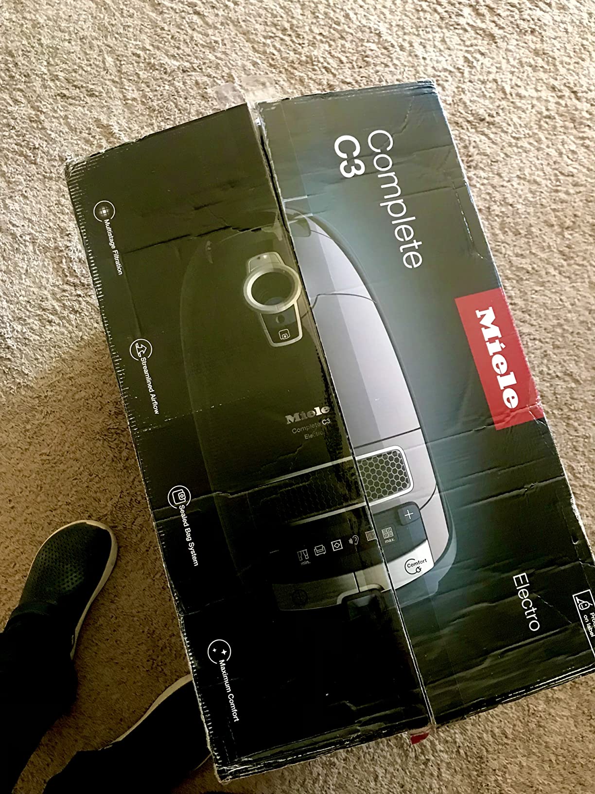 Miele Complete C3 Marin Bagged Canister Vacuum Cleaner with Electrobrush Floorhead Customer Review Miele Complete C3 Marin Bagged Canister Vacuum Cleaner with Electrobrush Floorhead - Customer Photo 2